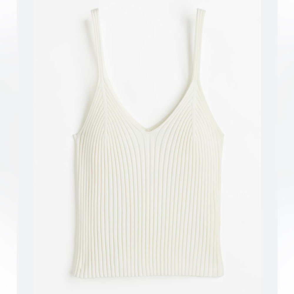 H&M Rib Knit Strappy Top